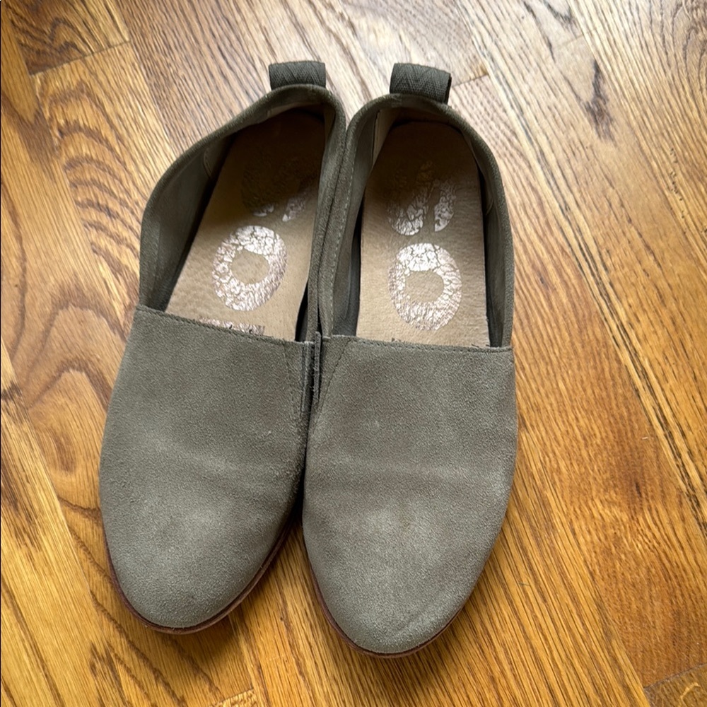 Sorel Taupe Slip-On Loafers
